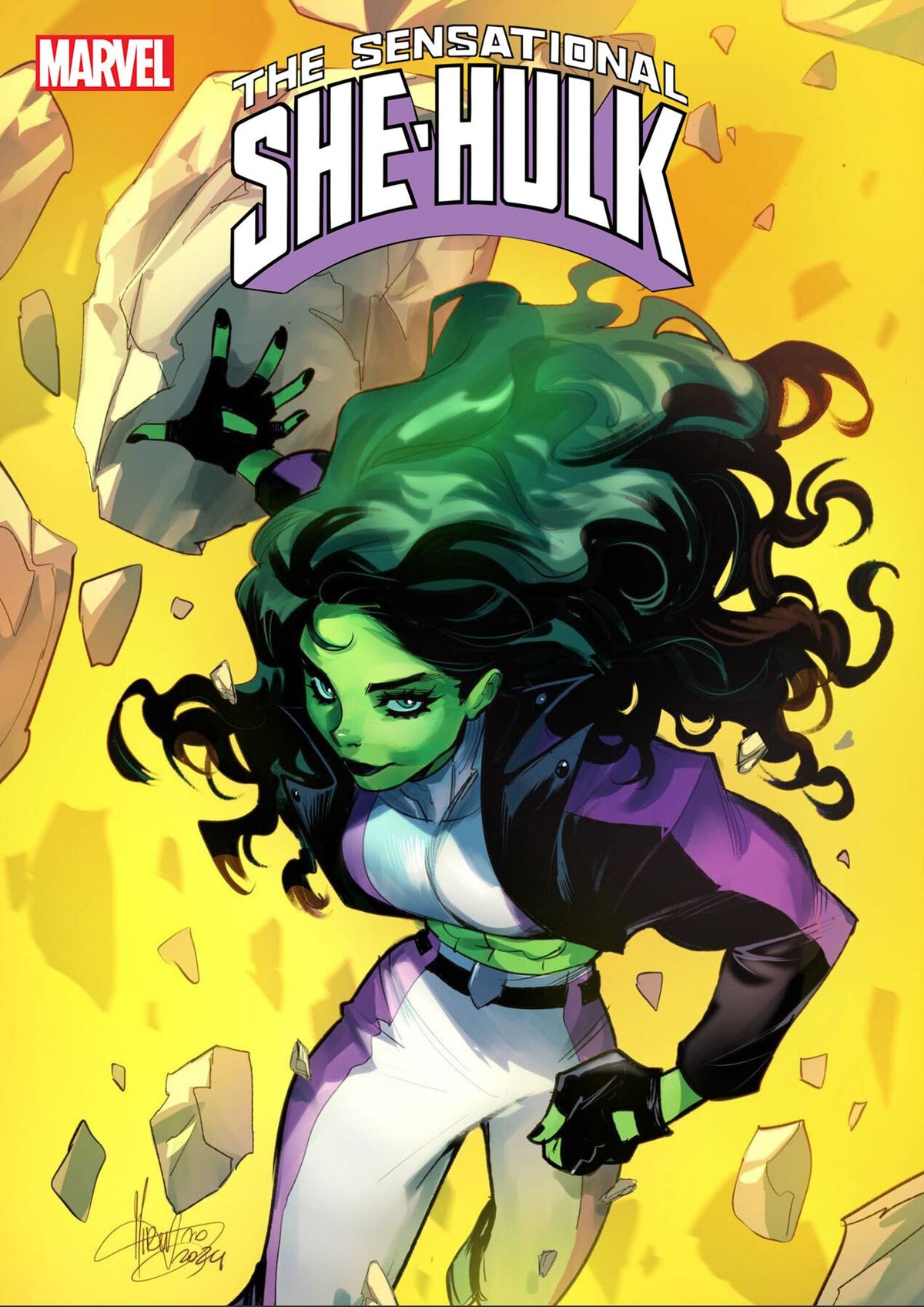 Marvel Comic Books SENSATIONAL SHE-HULK #10 MIRKA ANDOLFO VARIANT 75960620782401031 PRH-75960620782401031