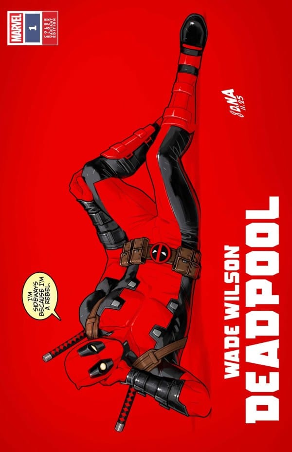 Marvel Comic Books > Signed WADE WILSON: DEADPOOL #1 DAVID NAKAYAMA COLOR BLOCK RED VARIANT [SIGNED BY BEN PERCY] TE-PRH-75960621448800161-SIGNED