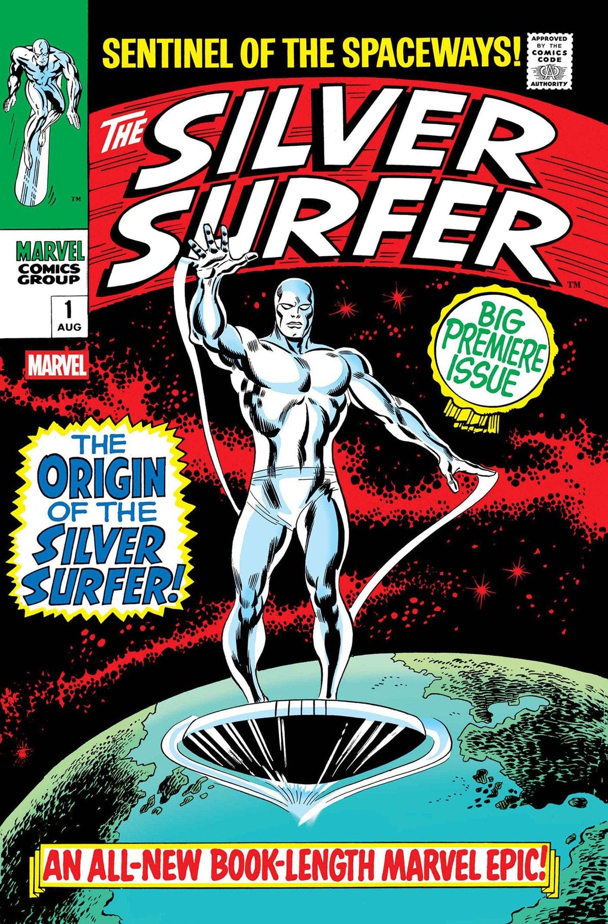Marvel Comic Books SILVER SURFER #1 FACSIMILE EDITION 75960621484600111 PRH-75960621484600111