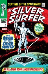 Marvel Comic Books SILVER SURFER #1 FACSIMILE EDITION FOIL VARIANT 75960621484600121 PRH-75960621484600121