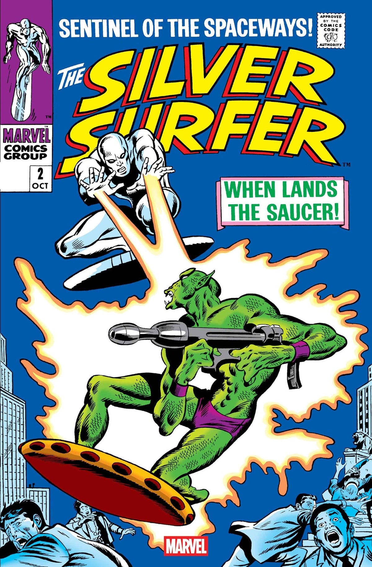 Marvel Comic Books SILVER SURFER #2 FACSIMILE EDITION FOIL VARIANT 75960621485300121 PRH-75960621485300121