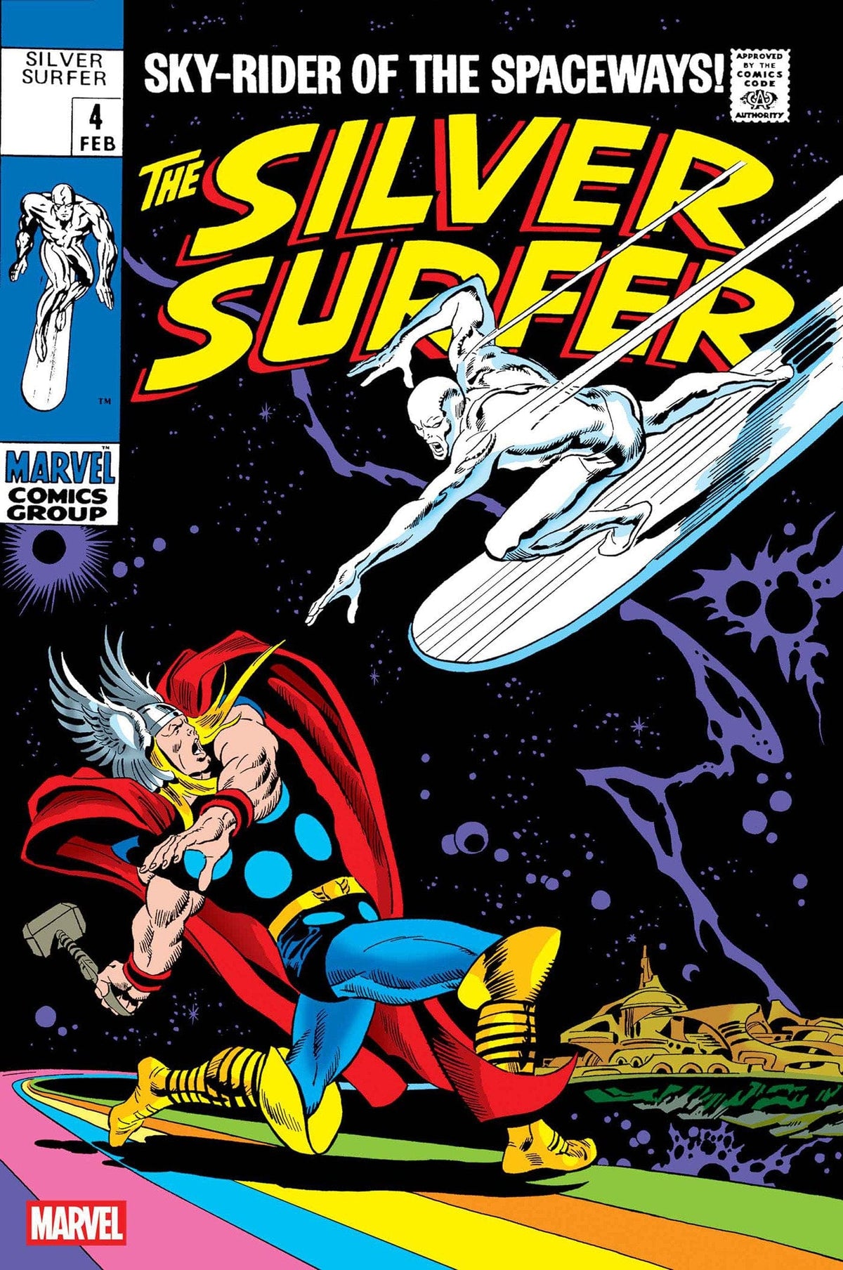 Marvel Comic Books SILVER SURFER #4 FACSIMILE EDITION 75960621487700111 PRH-75960621487700111