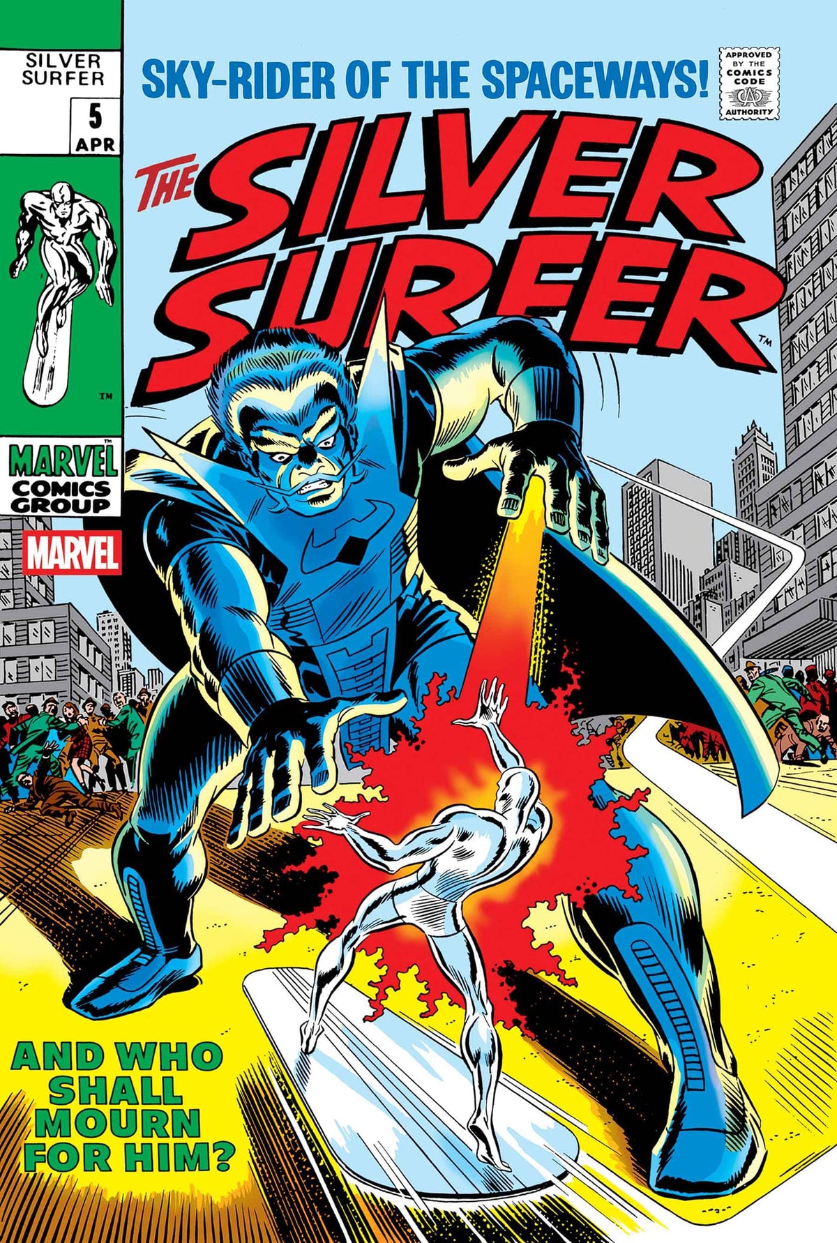 Marvel Comic Books SILVER SURFER #5 FACSIMILE EDITION FOIL VARIANT 75960621488400121 PRH-75960621488400121