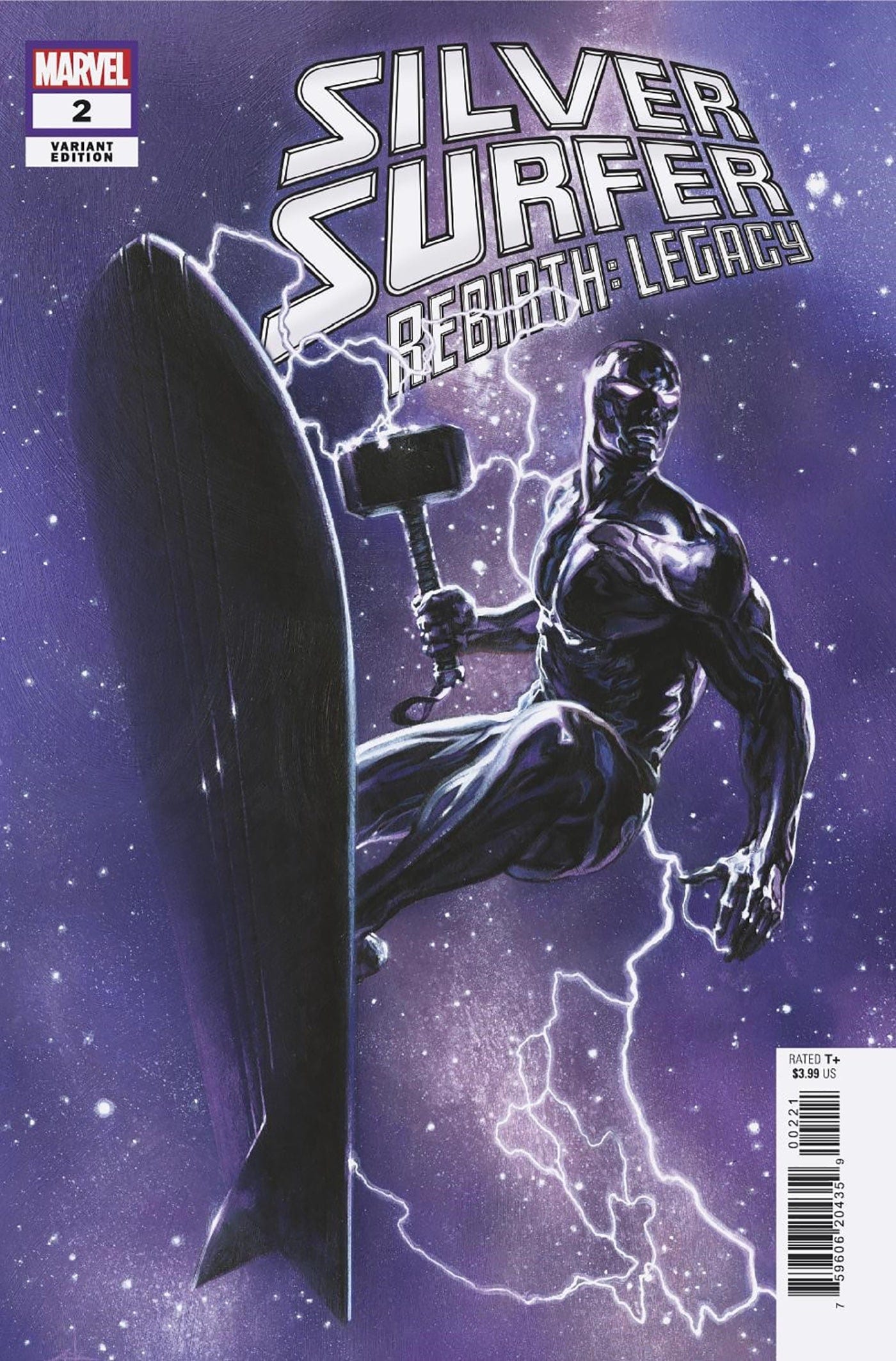 SILVER SURFER REBIRTH LEGACY #2 DELLOTTO VAR