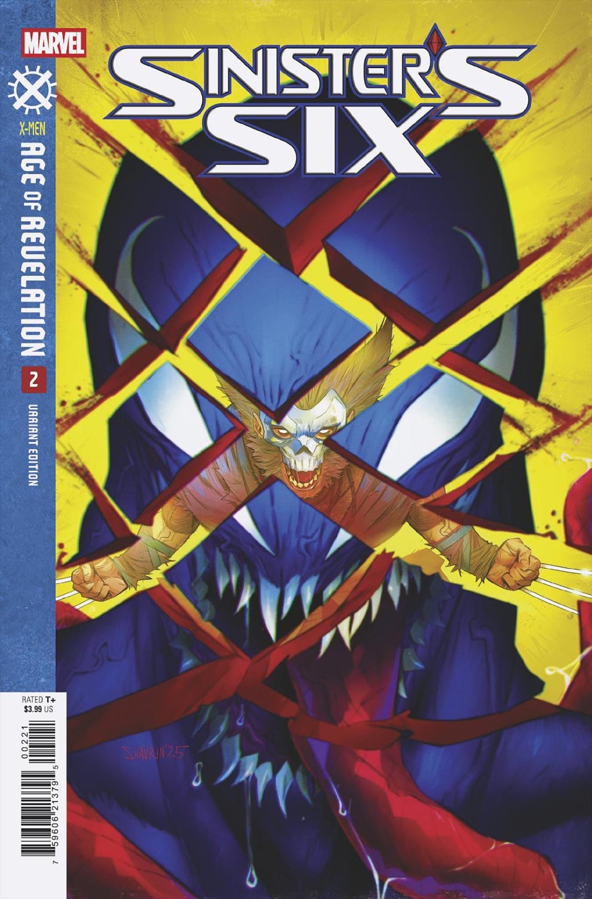 Marvel Comic Books SINISTER'S SIX #2 IVAN SHAVRIN VARIANT [AOR] 75960621379500221 PRH-75960621379500221