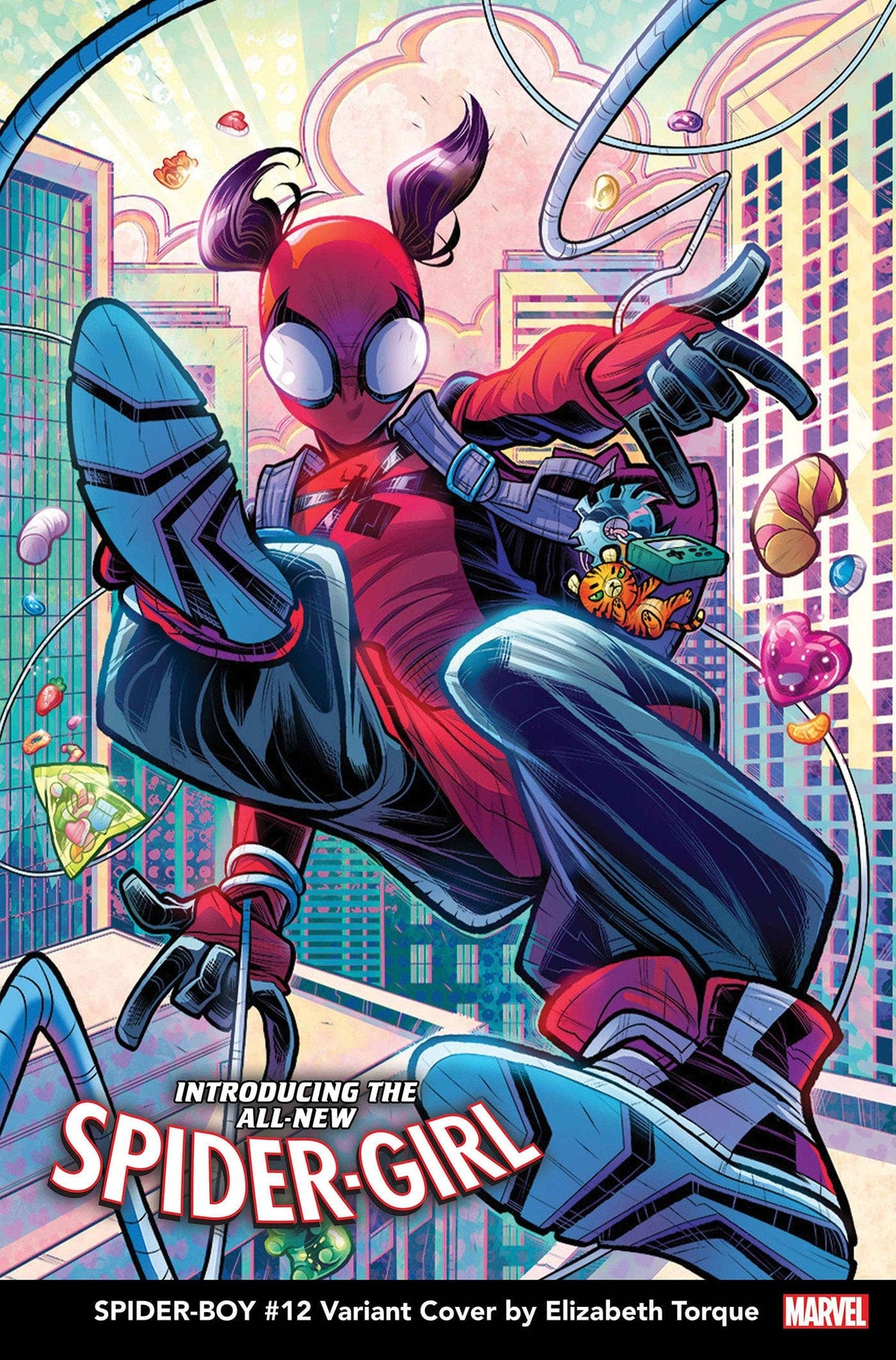 Marvel Comic Books SPIDER-BOY #12 ELIZABETH TORQUE VARIANT 75960620785501261 PRH-75960620785501261