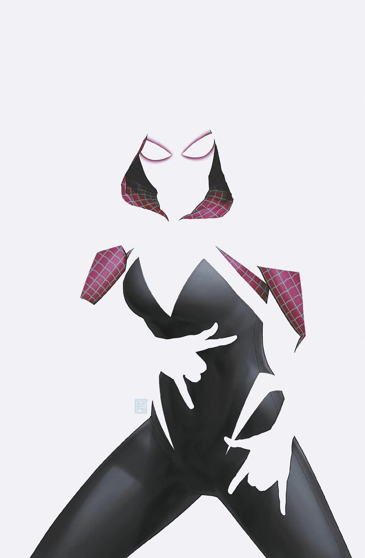 SPIDER-GWEN SMASH #1 CHRISTOPHER NEGATIVE SPACE VAR