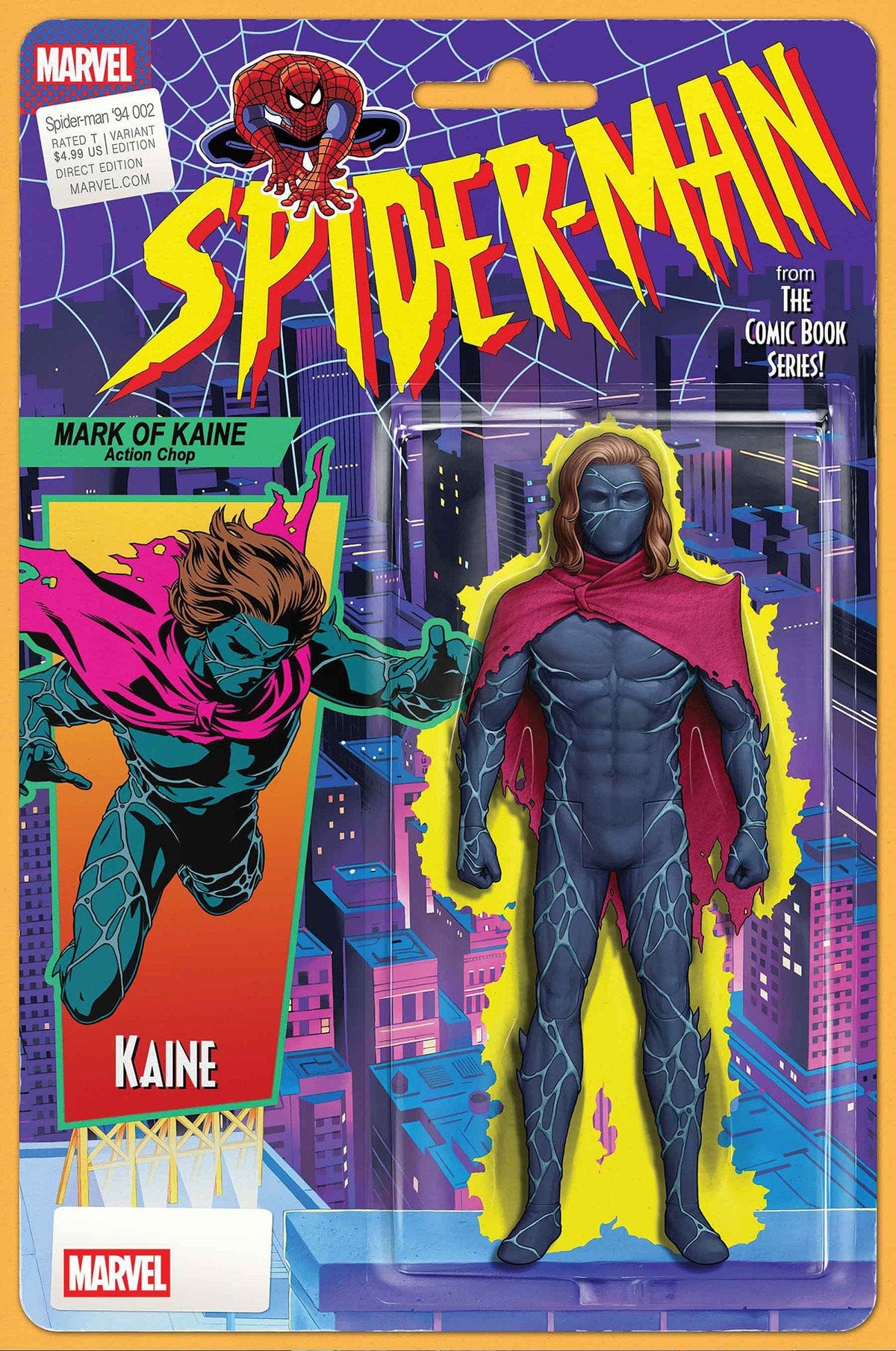 Marvel Comic Books SPIDER-MAN '94 #2 JOHN TYLER CHRISTOPHER ACTION FIGURE VARIANT 75960621051000221 PRH-75960621051000221