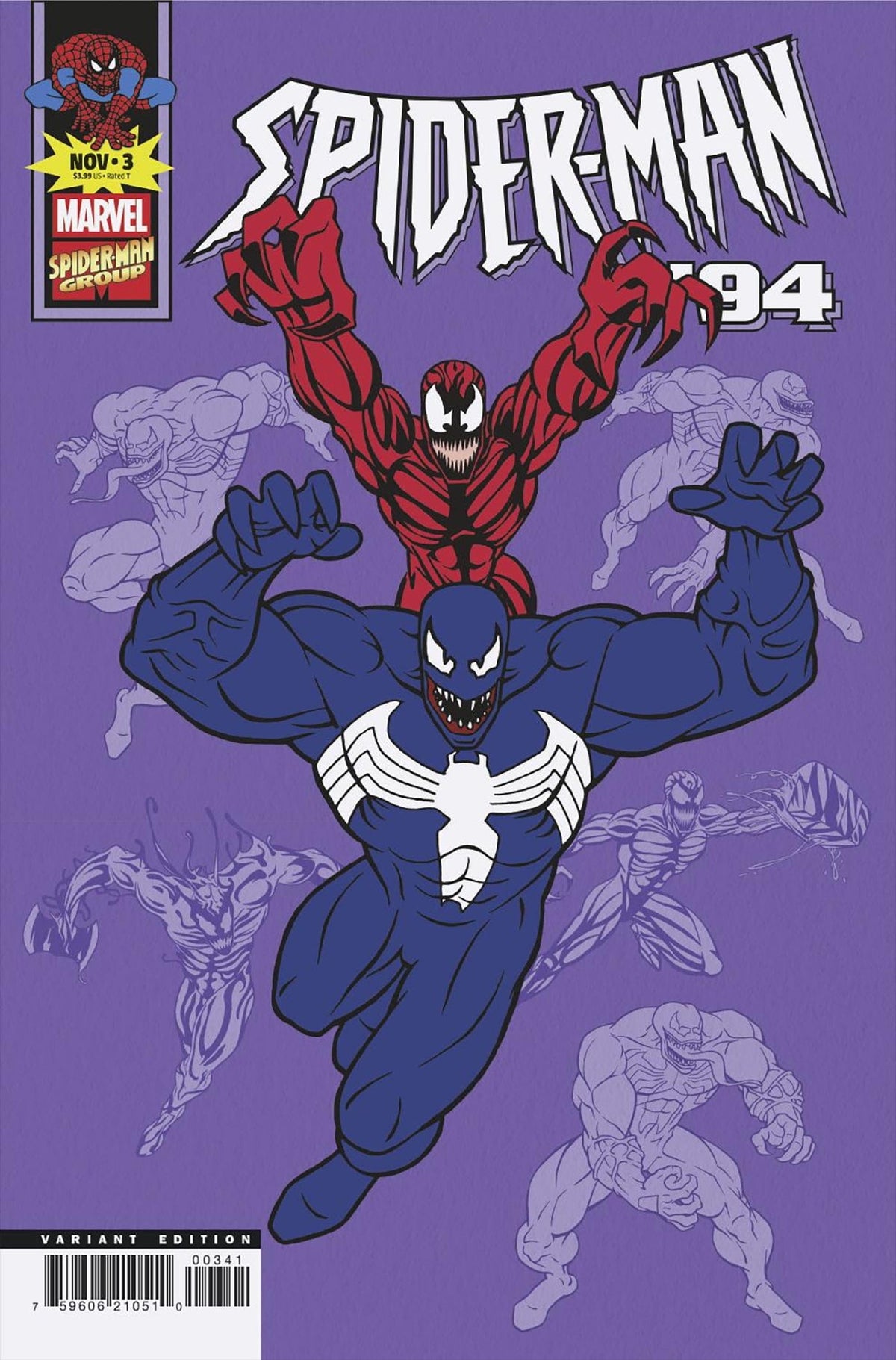 Marvel Comic Books SPIDER-MAN '94 #3 MARVEL ANIMATION VARIANT 75960621051000341 PRH-75960621051000341