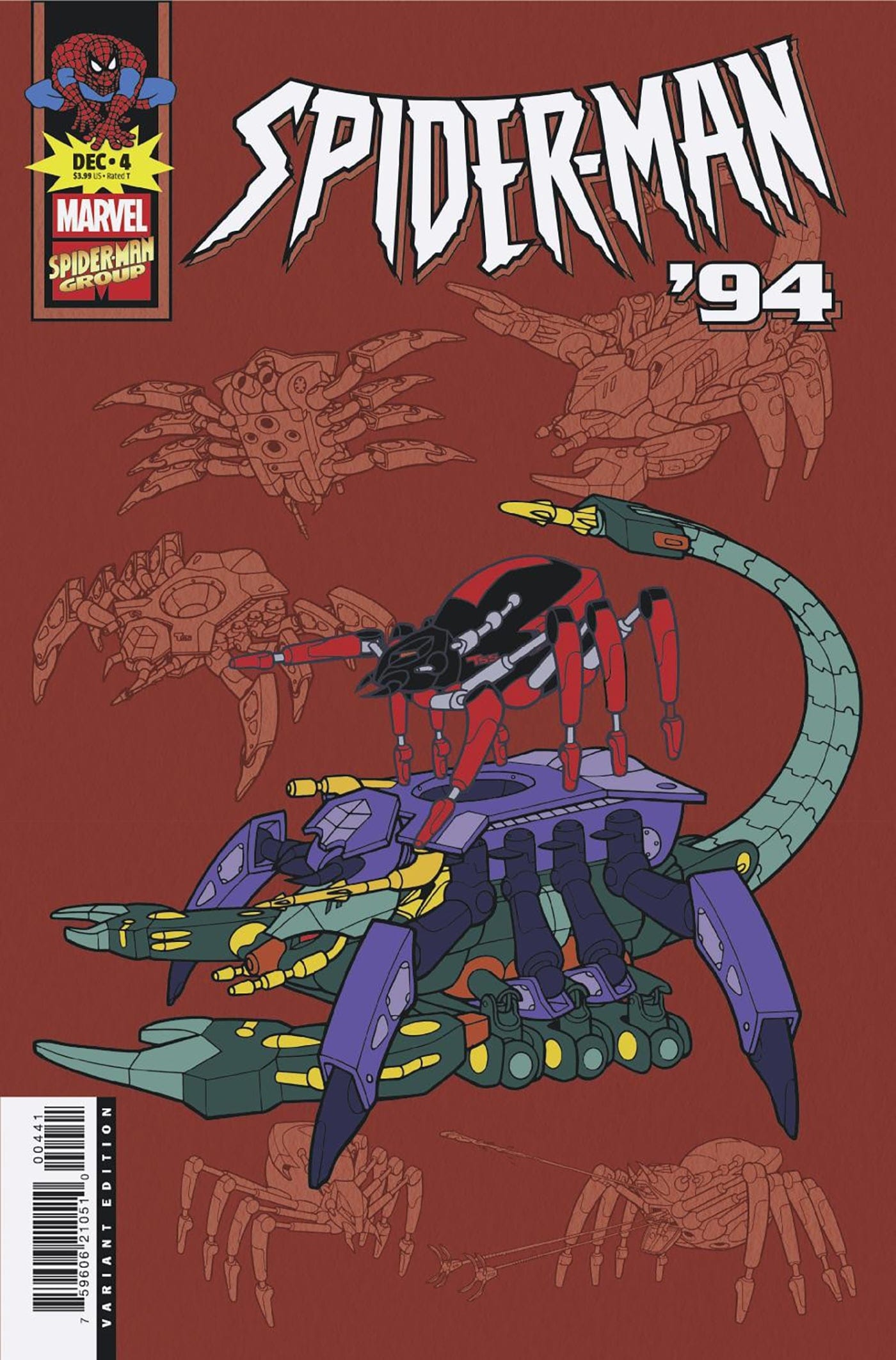 SPIDER-MAN '94 #4 MARVEL ANIMATION VARIANT