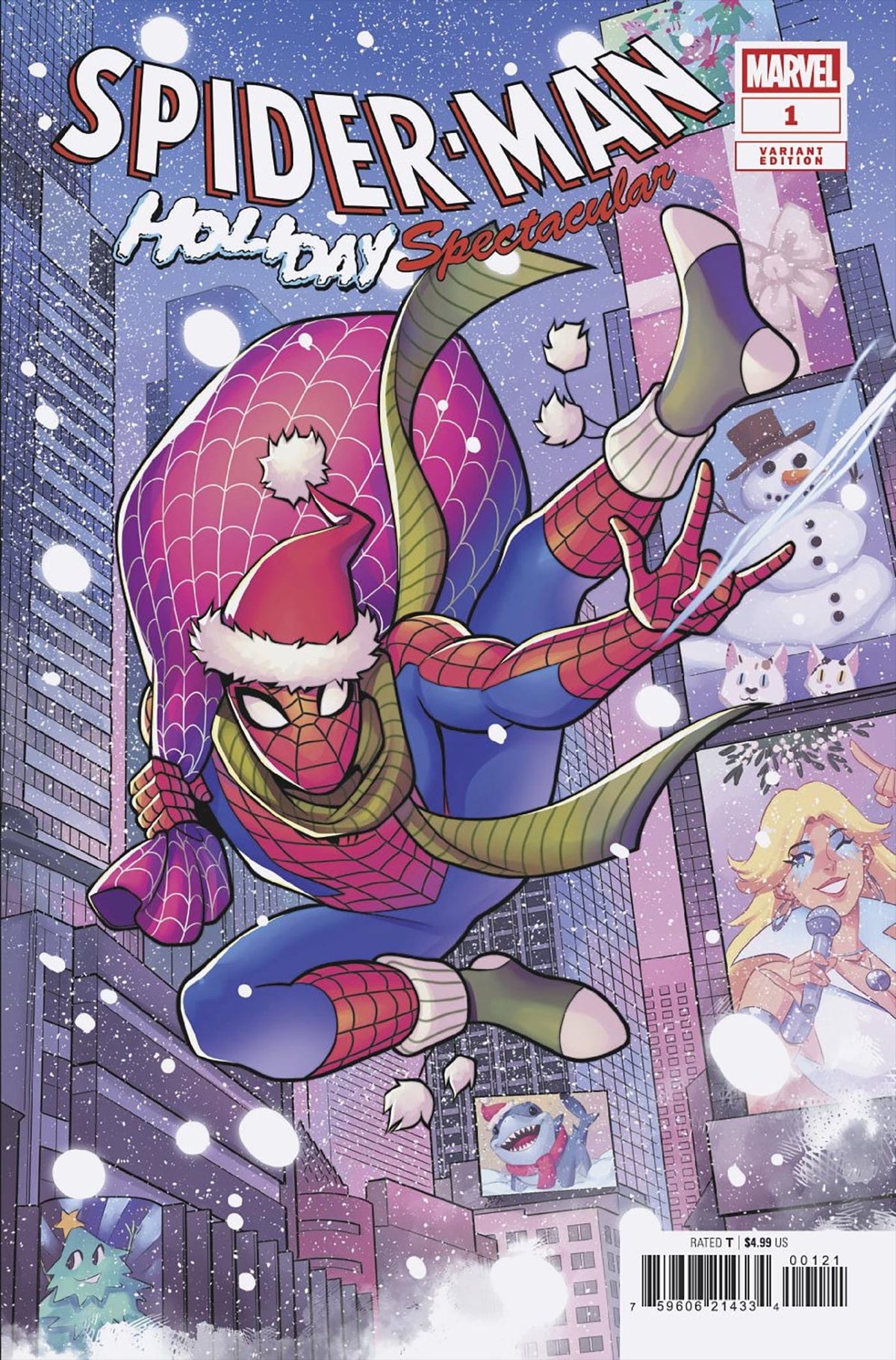 Marvel Comic Books SPIDER-MAN: HOLIDAY SPECTACULAR #1 KASIA NIE VARIANT 75960621433400121 PRH-75960621433400121