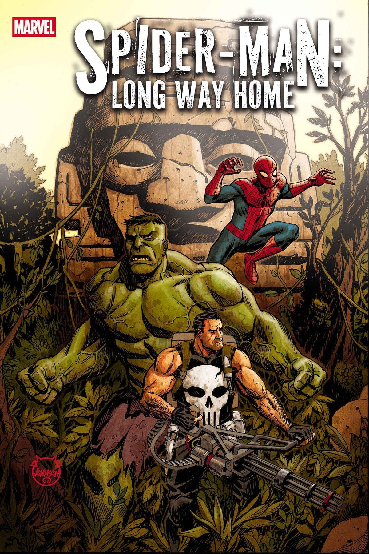 Marvel Comic Books SPIDER-MAN: LONG WAY HOME #1 DAVE JOHNSON FOIL VARIANT 75960621579900121 PRH-75960621579900121