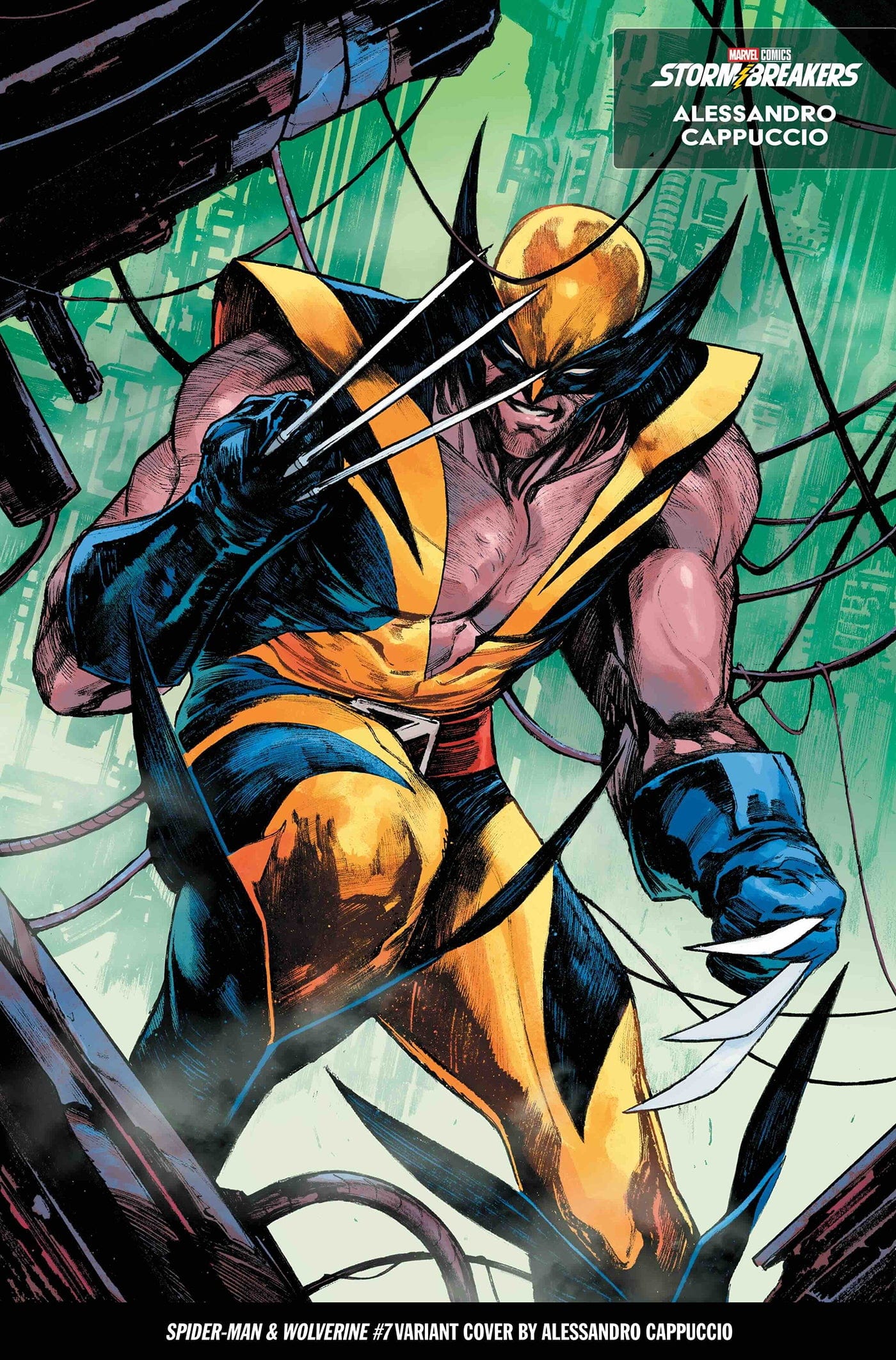 SPIDER-MAN & WOLVERINE #7 ALESSANDRO CAPPUCCIO FROM THE CHAOS A COSTUME VARIANT