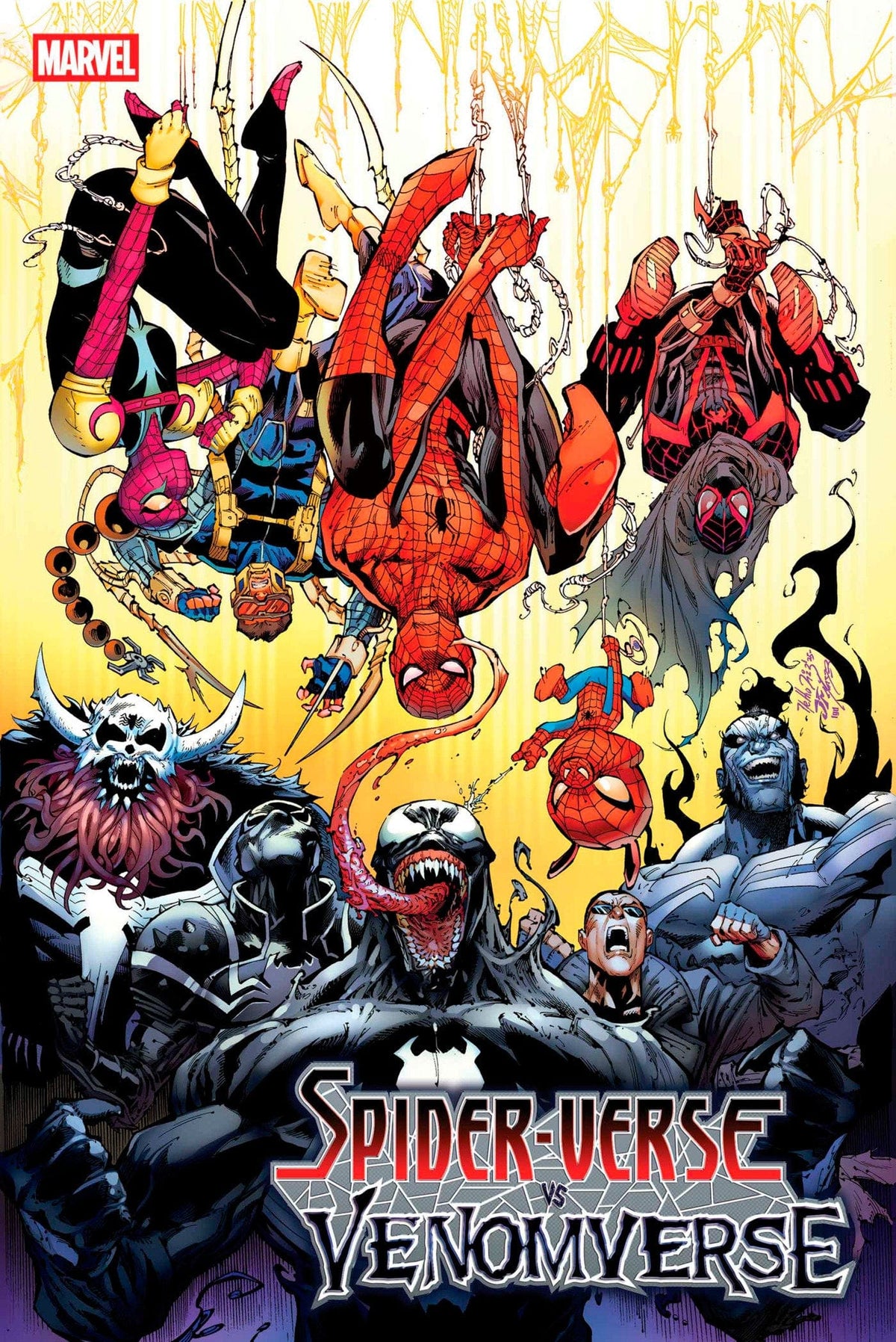 Marvel Comic Books SPIDER-VERSE VS. VENOMVERSE #4 NETHO DIAZ VARIANT 75960621031200421 PRH-75960621031200421