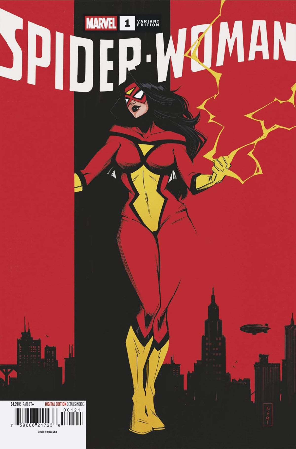 Marvel Comic Books SPIDER-WOMAN #1 COVER B NOGI SAN SENSATIONAL VARIANT (Release Date: 11/04/2026) 75960621723600121 PRH-75960621723600121