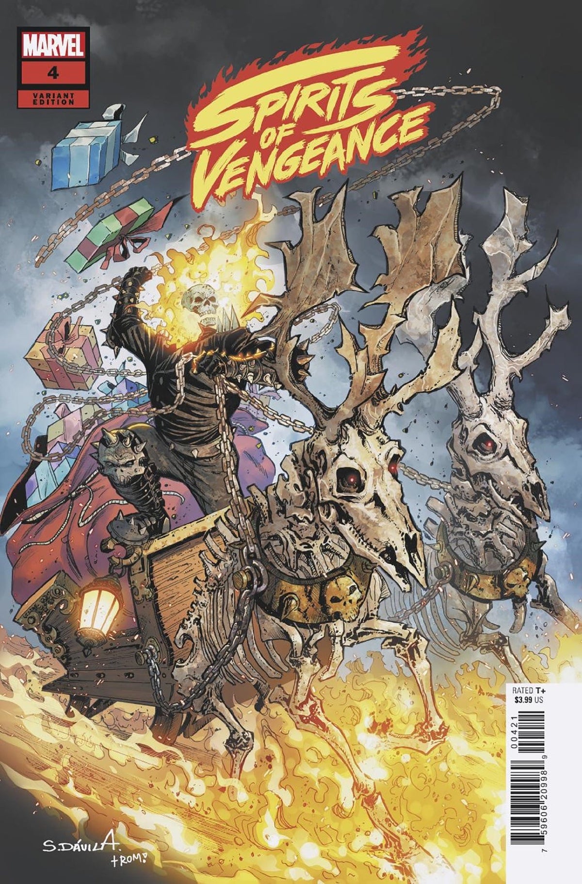 Marvel Comic Books SPIRITS OF VENGEANCE #4 TBD ARTIST VARIANT 75960620998900421 PRH-75960620998900421