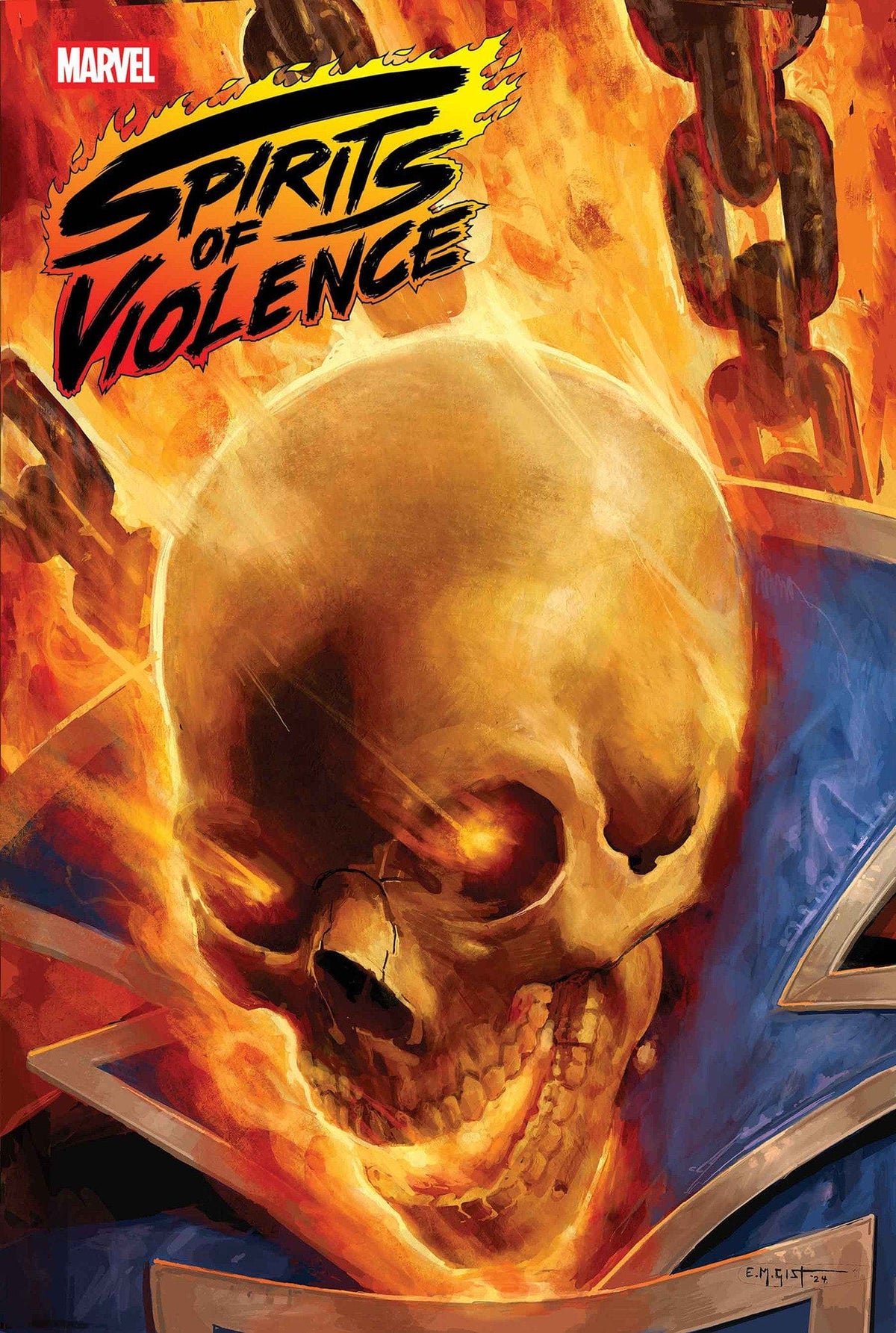 Marvel Comic Books SPIRITS OF VIOLENCE #1 E.M. GIST VARIANT 75960621269900131 PRH-75960621269900131