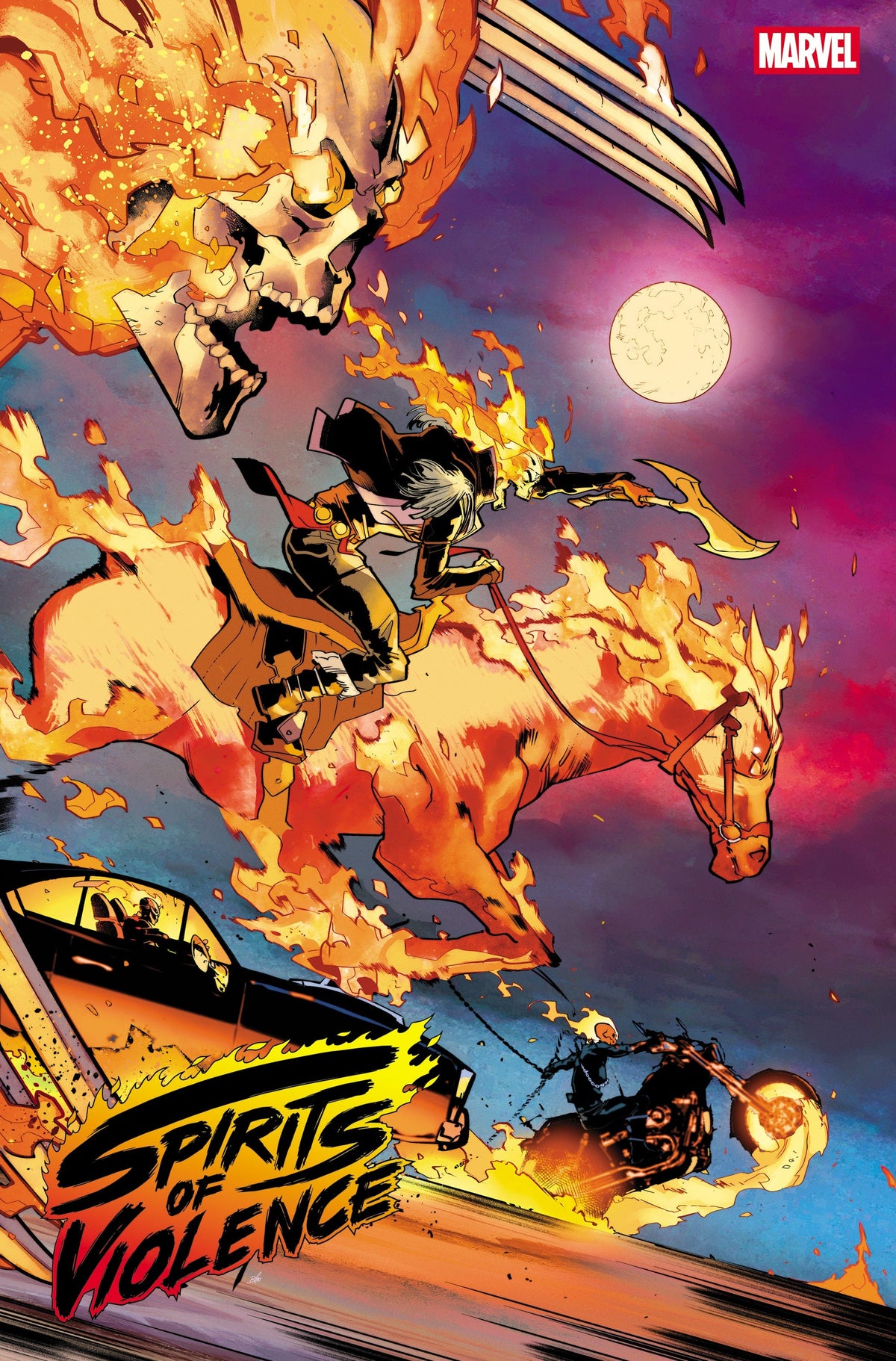 Marvel Comic Books SPIRITS OF VIOLENCE #3 C.F. VILLA VARIANT 75960621269900331 PRH-75960621269900331