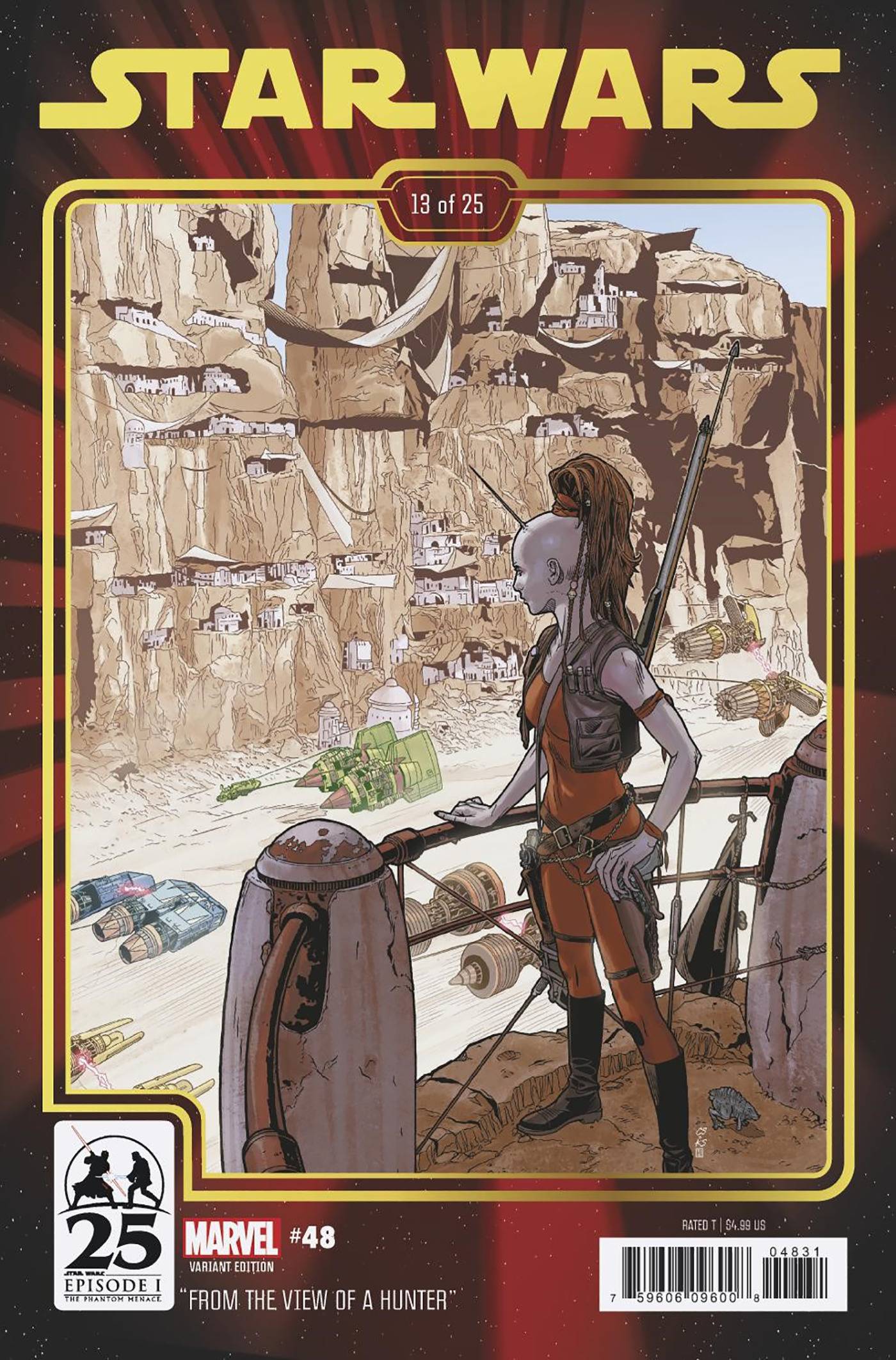 STAR WARS #48 CHRIS SPROUSE THE PHANTOM MENACE 25TH ANNIVERSARY VARIANT