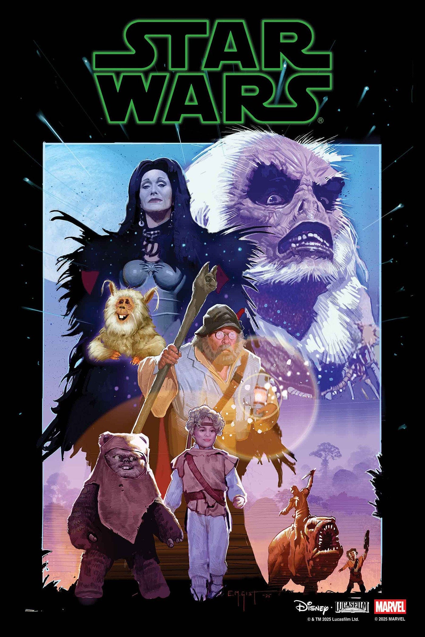 STAR WARS #7 E.M. GIST BATTLE FOR ENDOR 40TH ANNIVERSARY VARIANT