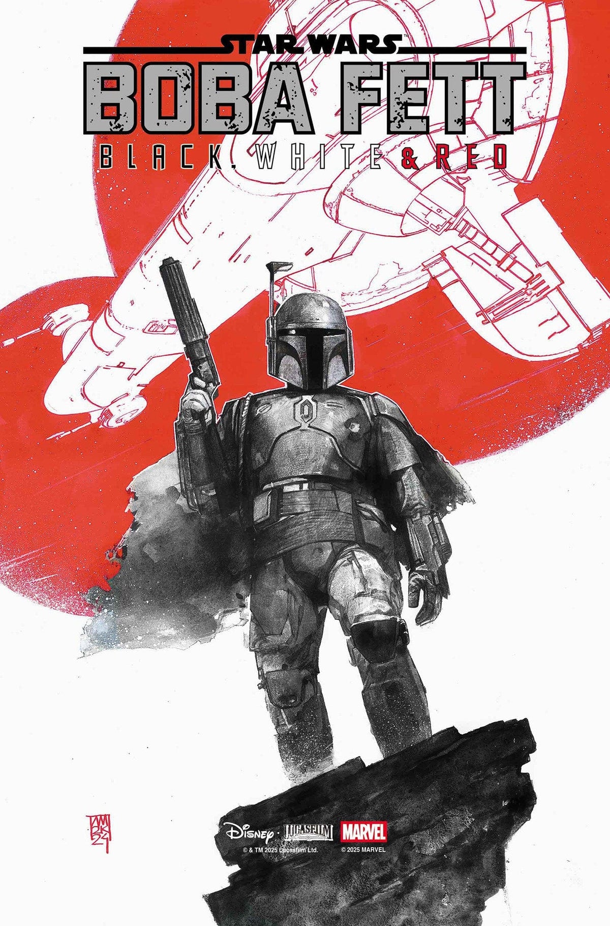 Marvel Comic Books STAR WARS: BOBA FETT - BLACK, WHITE & RED #1 75960621132600111 PRH-75960621132600111