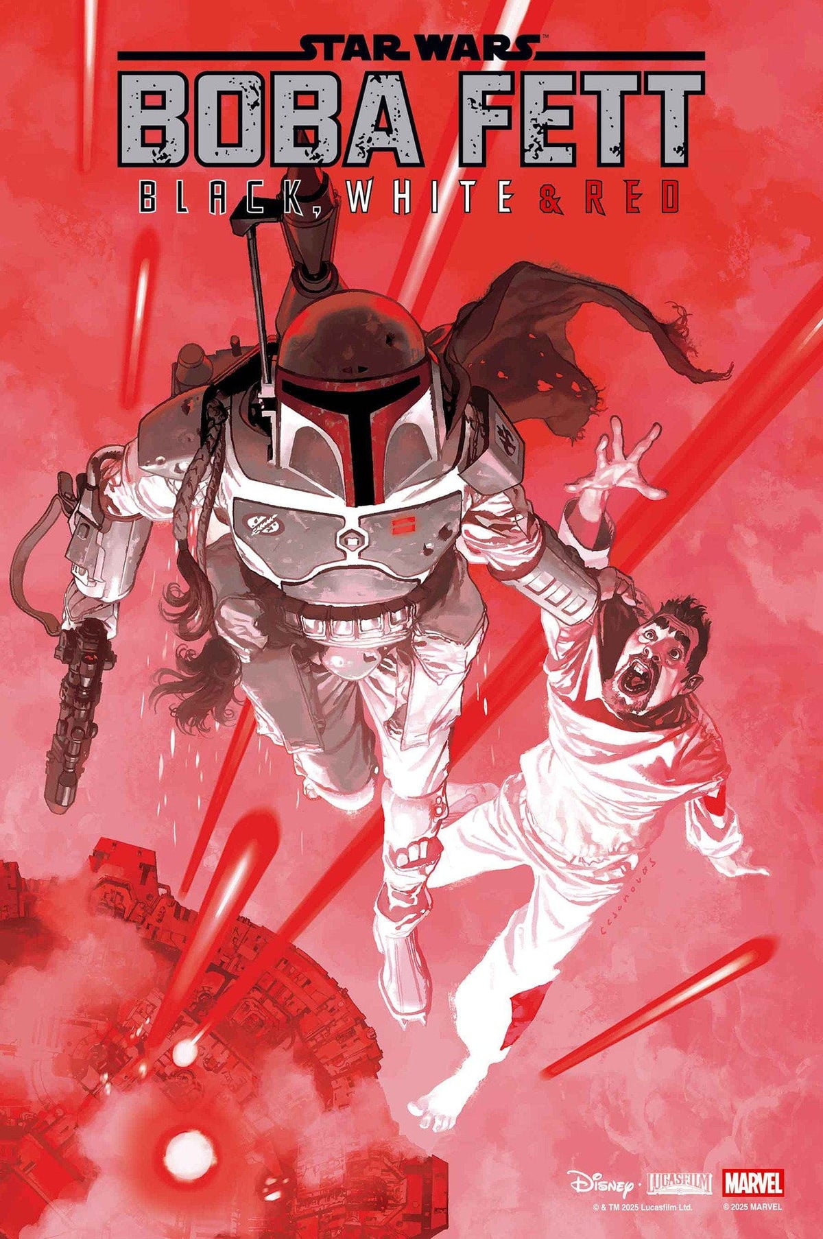 Marvel Comic Books STAR WARS: BOBA FETT - BLACK, WHITE & RED #1 JOSEMARIA CASANOVAS VARIANT 75960621132600121 PRH-75960621132600121