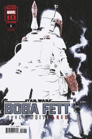 Marvel Comic Books STAR WARS: BOBA FETT - BLACK, WHITE & RED #1 KAARE ANDREWS VARIANT 75960621132600131 PRH-75960621132600131