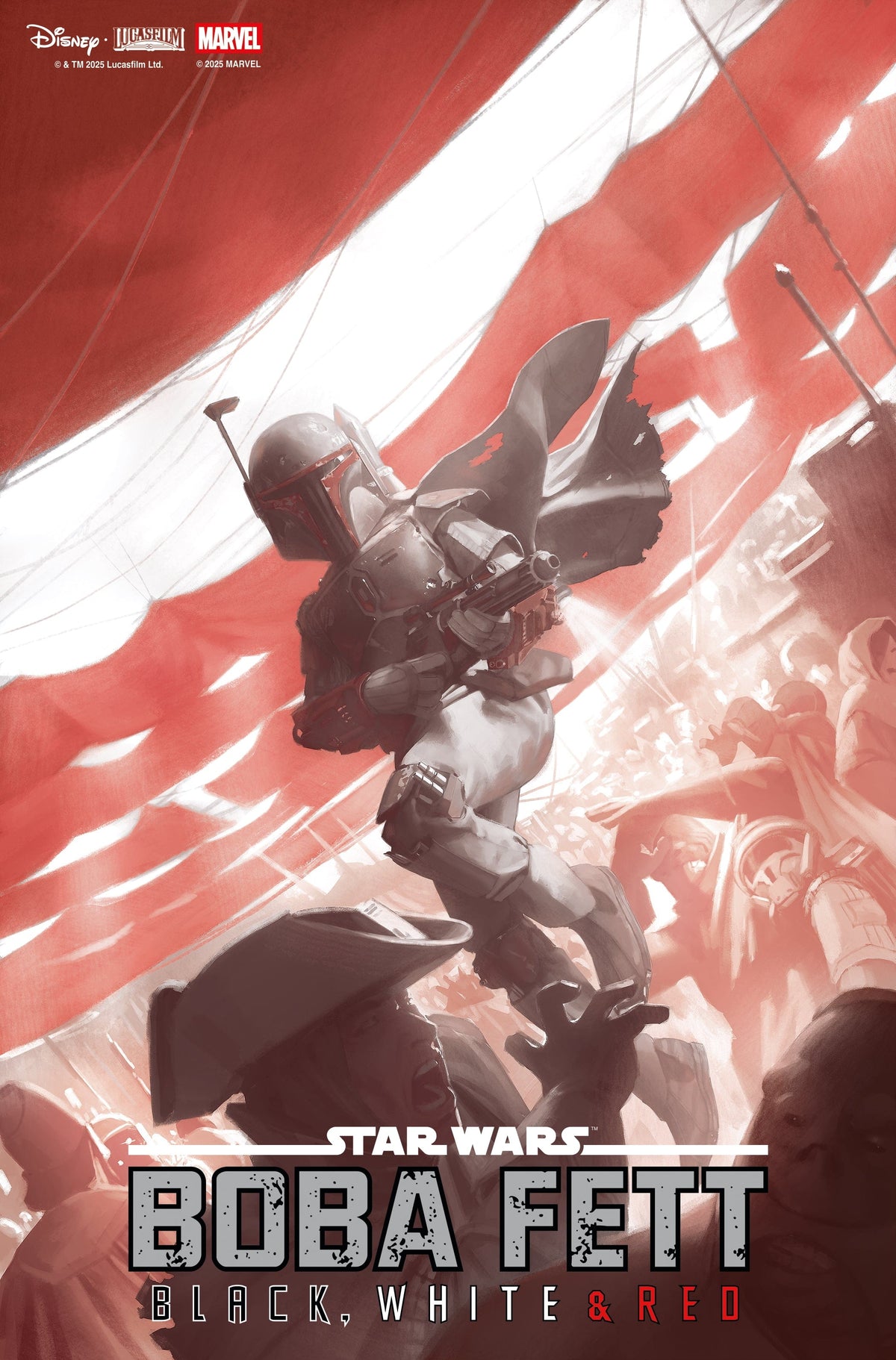 Marvel Comic Books STAR WARS: BOBA FETT - BLACK, WHITE & RED #2 MIGUEL MERCADO VARIANT 75960621132600231 PRH-75960621132600231