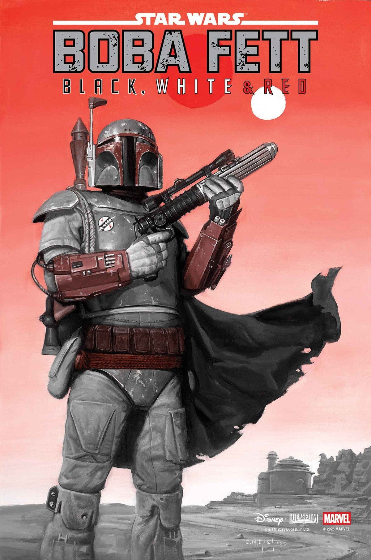 Marvel Comic Books STAR WARS: BOBA FETT - BLACK, WHITE & RED #3 75960621132600311 PRH-75960621132600311