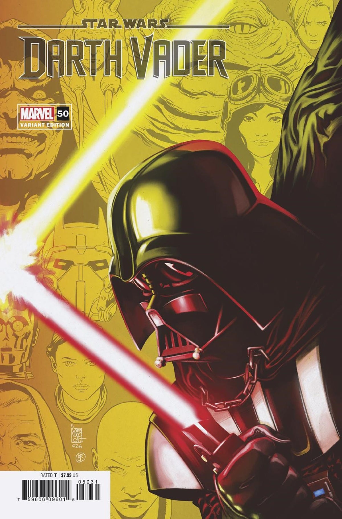 Marvel Comic Books STAR WARS: DARTH VADER #50 GIUSEPPE CAMUNCOLI CONNECTING VARIANT 75960609601505031 PRH-75960609601505031