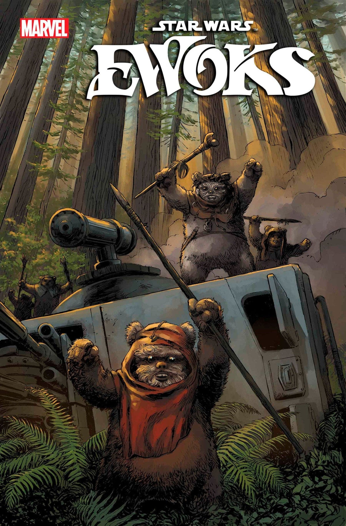 Marvel Comic Books STAR WARS: EWOKS #2 DAVE WACHTER VARIANT 75960620811100231 PRH-75960620811100231