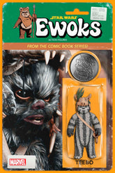 Marvel Comic Books STAR WARS: EWOKS #3 JOHN TYLER CHRISTOPHER ACTION FIGURE VARIANT 75960620811100321 PRH-75960620811100321