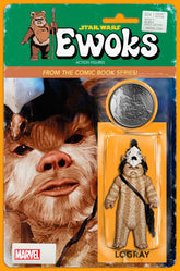 Marvel Comic Books STAR WARS: EWOKS #4 JOHN TYLER CHRISTOPHER ACTION FIGURE VARIANT 75960620811100421 PRH-75960620811100421