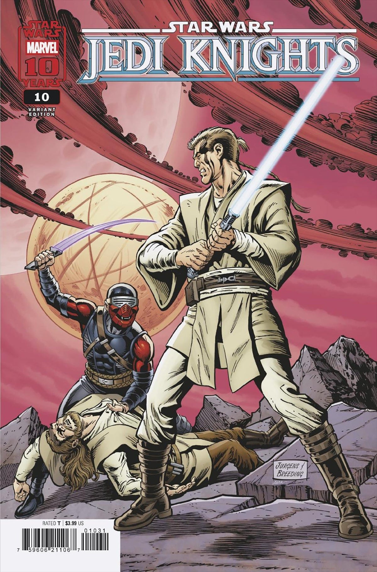 Marvel Comic Books STAR WARS: JEDI KNIGHTS #10 DAN JURGENS CLASSIC HOMAGE VARIANT 75960621106701031 PRH-75960621106701031