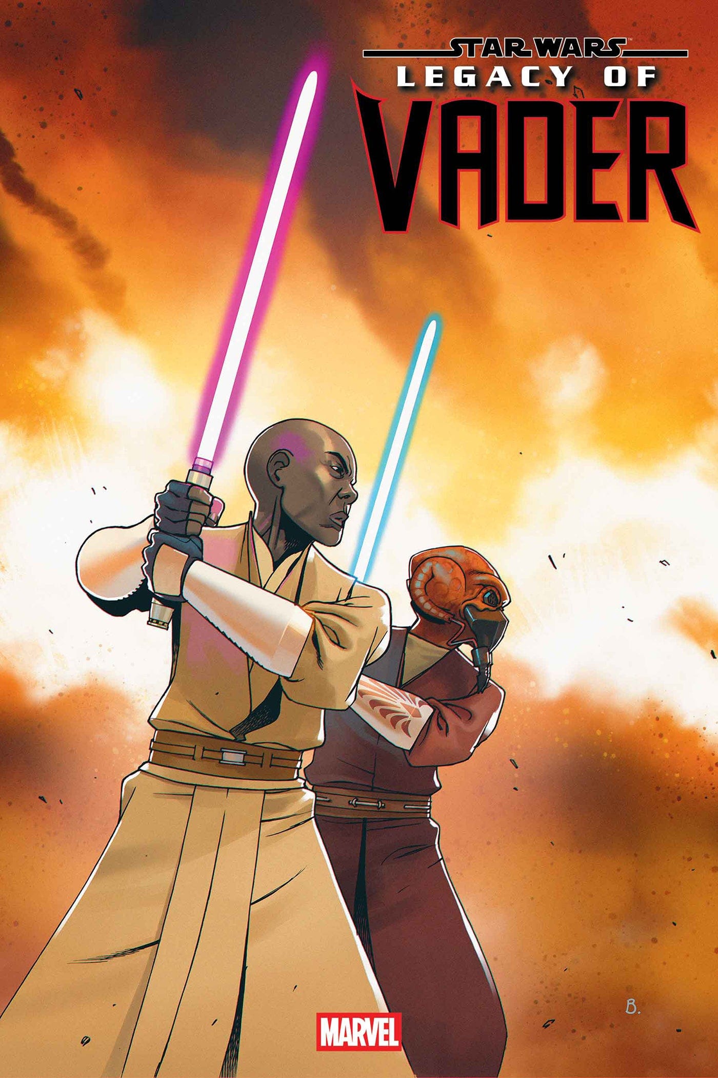 STAR WARS: LEGACY OF VADER #11 BENGAL PLO KOON & MACE WINDU JEDI KNIGHTS VARIANT