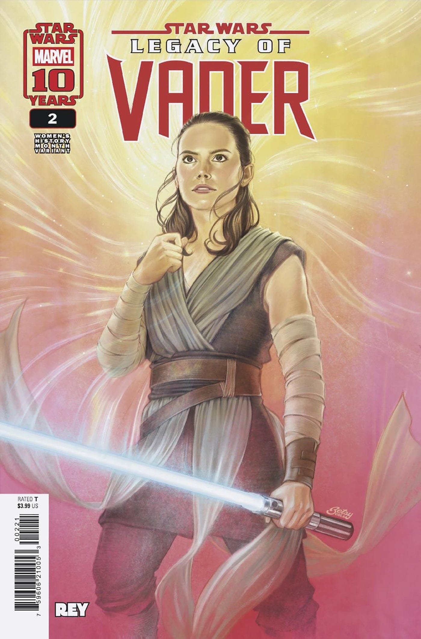 STAR WARS: LEGACY OF VADER #2 BETSY COLA WOMEN'S HISTORY MONTH