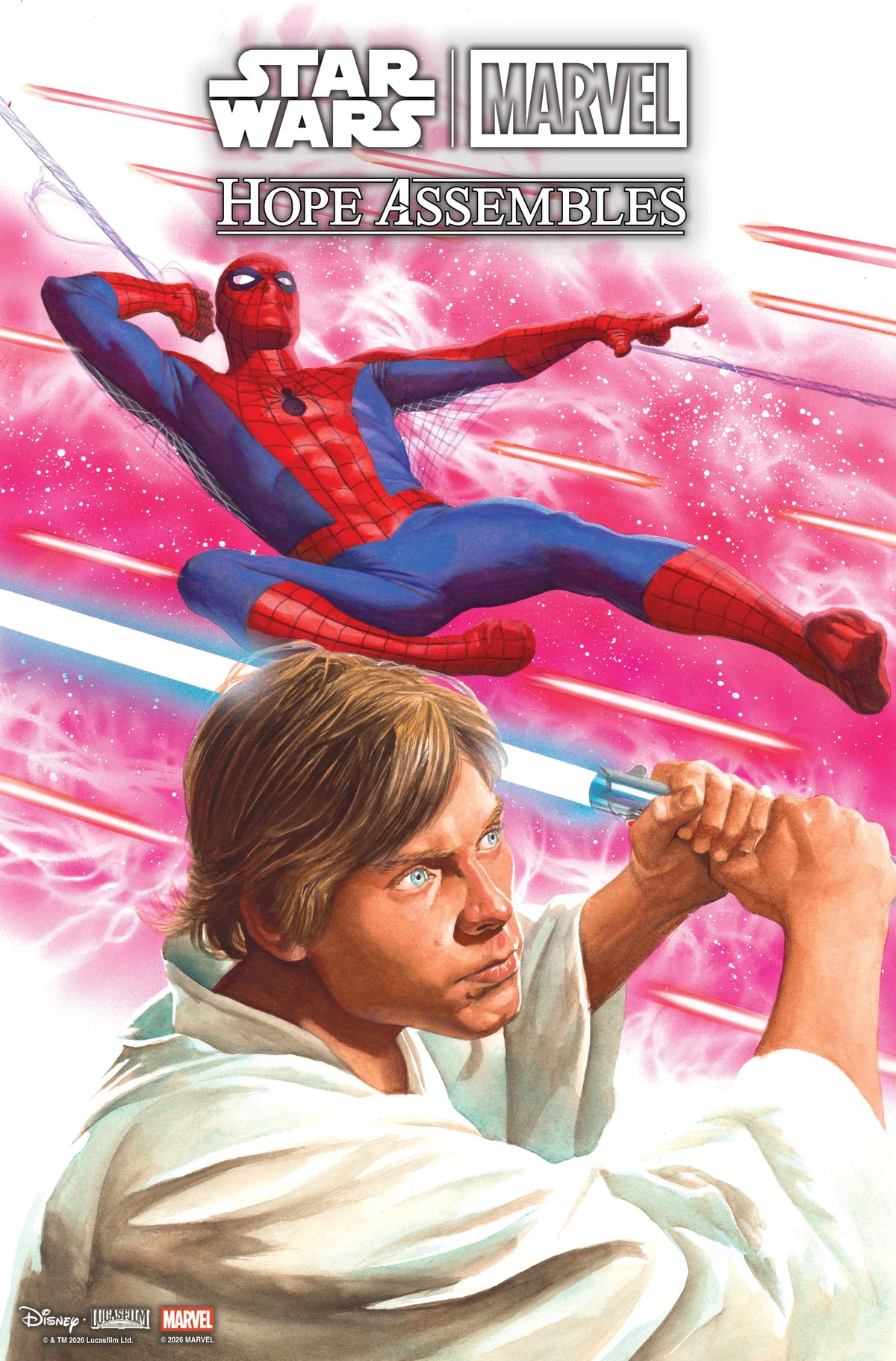 Marvel Comic Books STAR WARS/MARVEL: HOPE ASSEMBLES #1 COVER B ALEX ROSS ALLIANCE VARIANT (Release Date: 01/13/2027) 75960621652900121 PRH-75960621652900121
