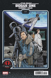 Marvel Comic Books STAR WARS: ROGUE ONE - CHIRRUT & BAZE #1 CHRIS SPROUSE ROGUE ONE 10TH ANNIVERSARY VARIANT (Release Date: 10/14/2026) 75960621536200141 PRH-75960621536200141