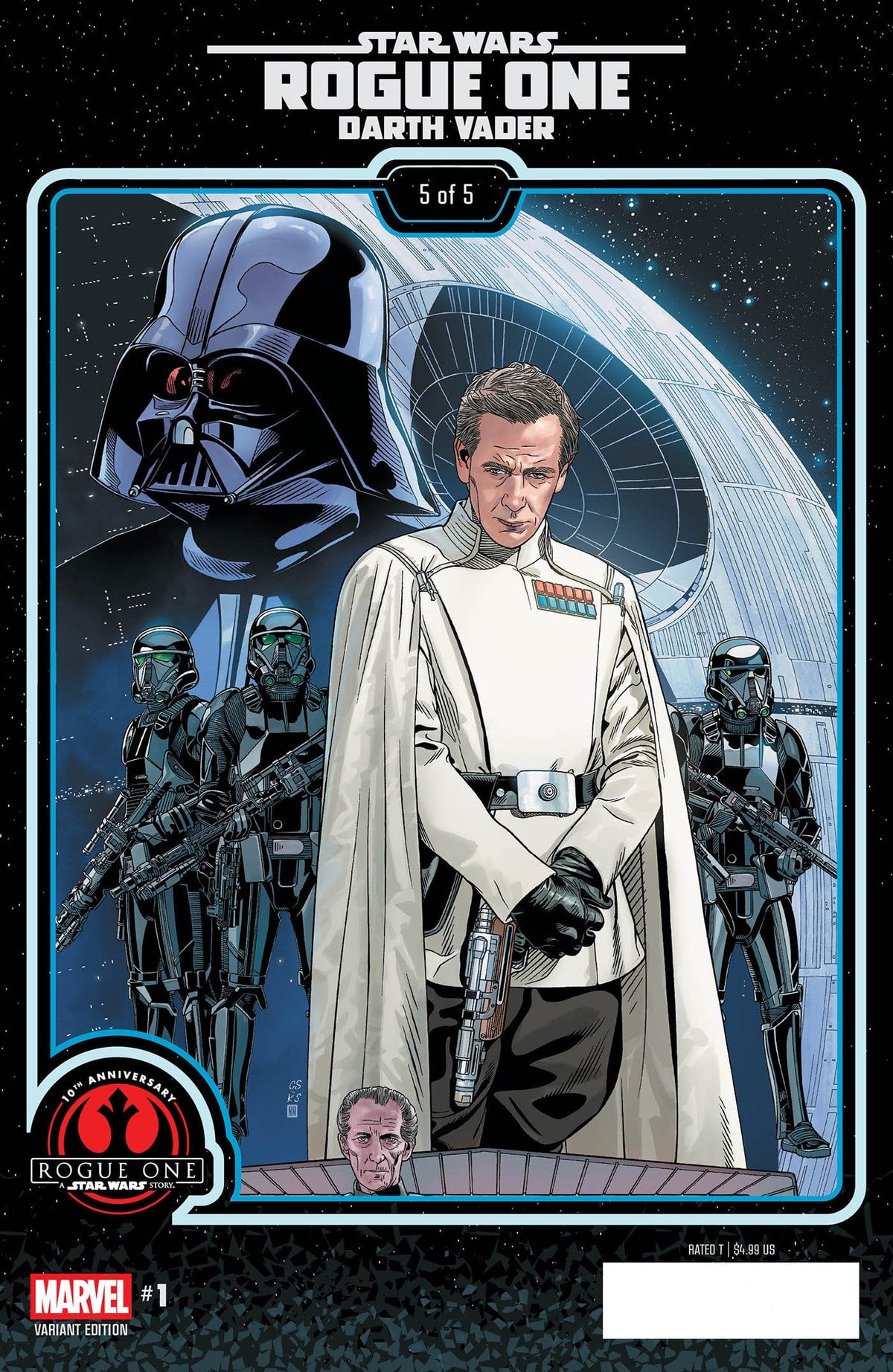 Marvel Comic Books STAR WARS: ROGUE ONE - DARTH VADER #1 CHRIS SPROUSE ROGUE ONE 10TH ANNIVERSARY VARIANT (Release Date: 10/28/2026) 75960621537900151 PRH-75960621537900151