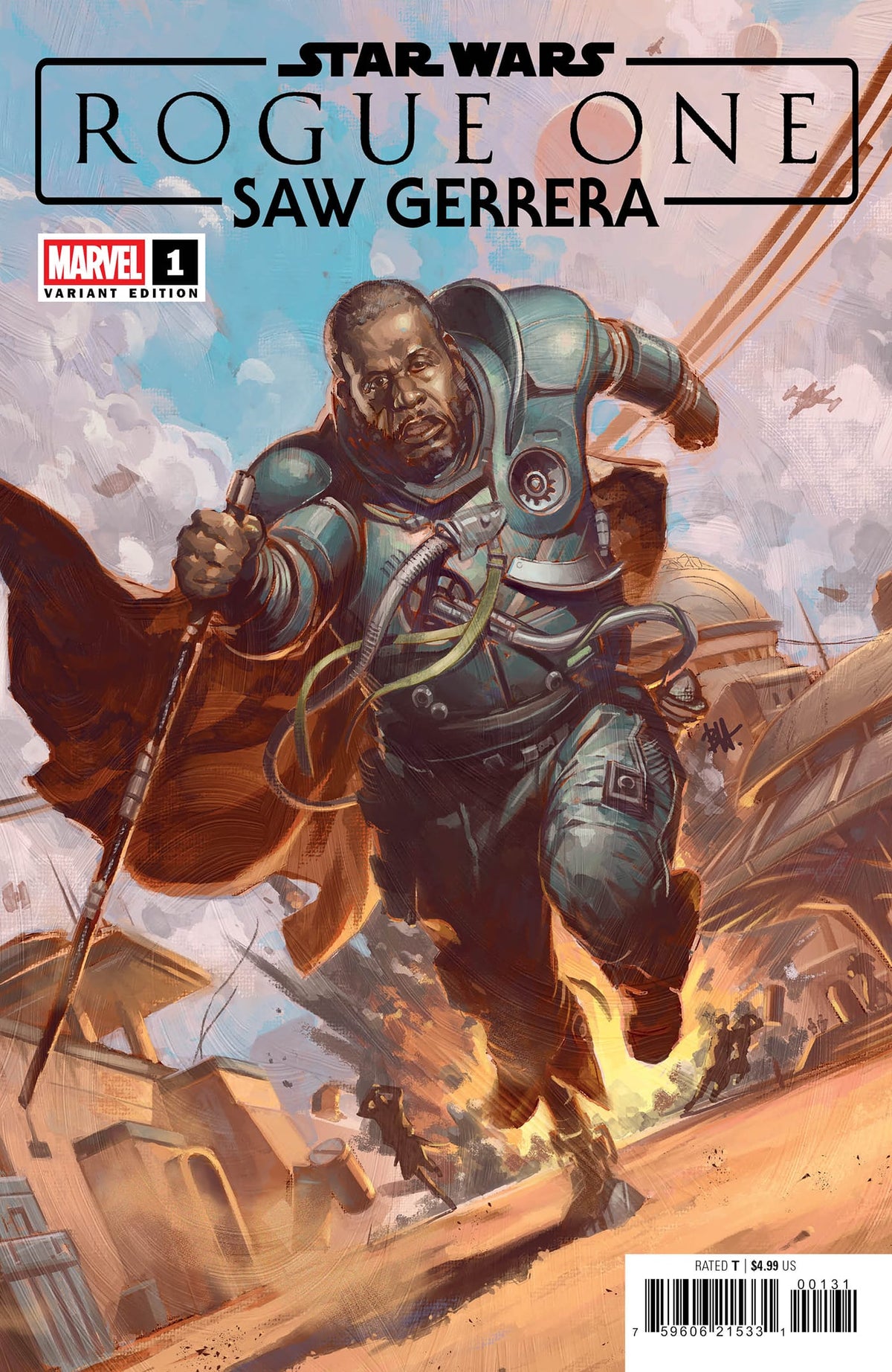 Marvel Comic Books STAR WARS: ROGUE ONE - SAW GERRERA #1 BEN HARVEY VARIANT 75960621535500131 PRH-75960621535500131