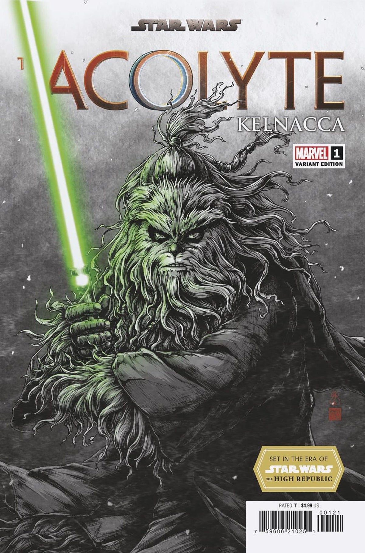 Marvel Comic Books STAR WARS: THE ACOLYTE - KELNACCA #1 TAKASHI OKAZAKI VARIANT 75960621025100121 PRH-75960621025100121