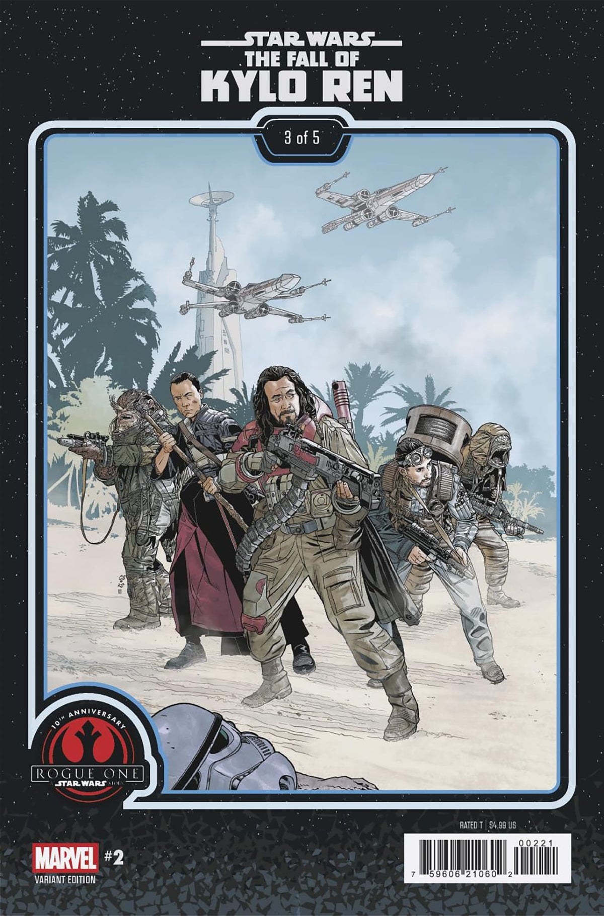 Marvel Comic Books STAR WARS: THE FALL OF KYLO REN #2 CHRIS SPROUSE ROGUE ONE 10TH ANNIVERSARY VARIANT (Release Date: 09/16/2026) 75960621060200221 PRH-75960621060200221
