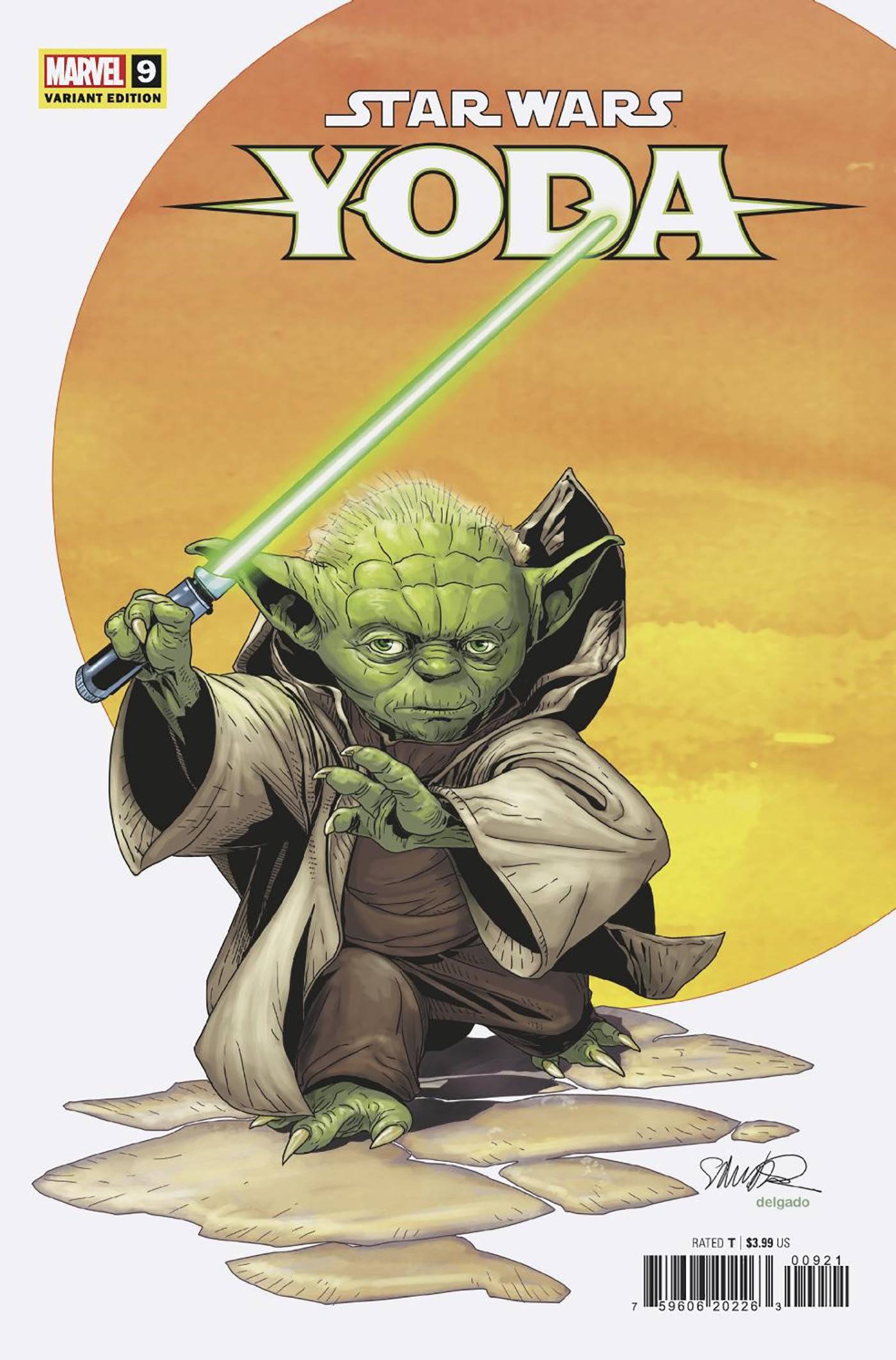 STAR WARS YODA #9 SALVADOR LAROCCA VAR