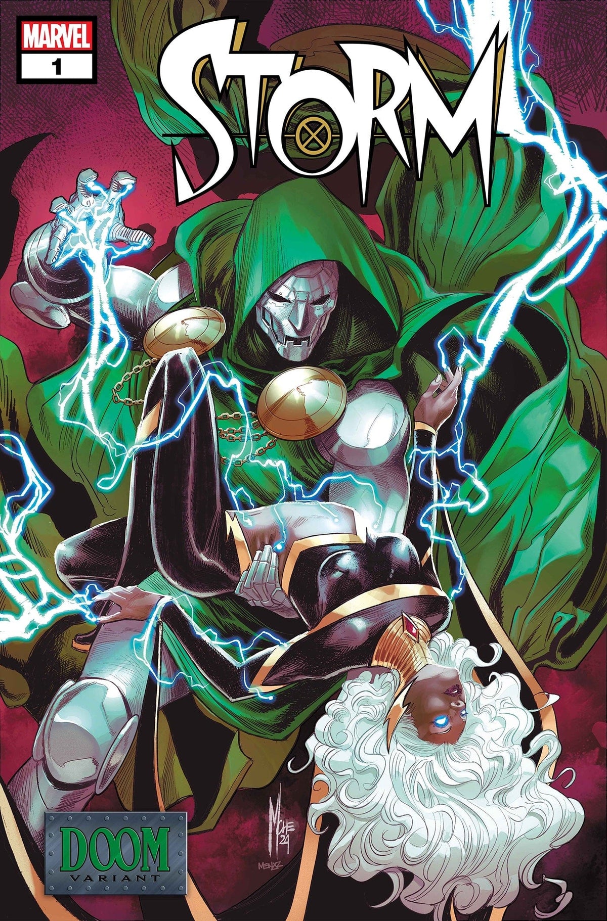 Marvel Comic Books STORM #1 MARCO CHECCHETTO DOOM VARIANT 75960621036700141 PRH-75960621036700141