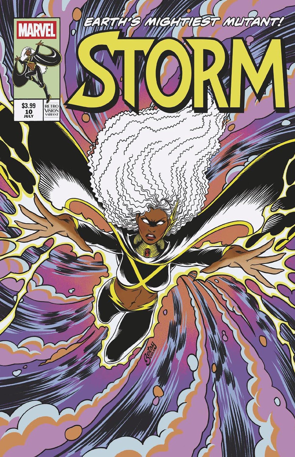 Marvel Comic Books STORM #10 BETSY COLA RETROVISION VARIANT 75960621036701021 PRH-75960621036701021