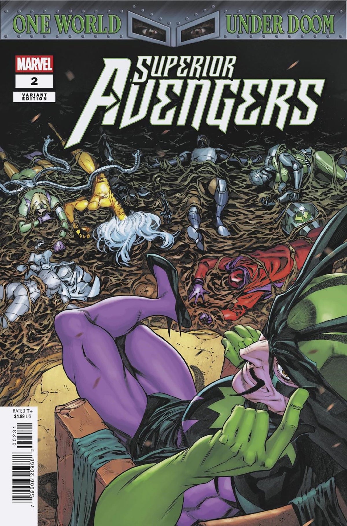 Marvel Comic Books SUPERIOR AVENGERS #2 IBAN COELLO VARIANT [DOOM] 75960620968200231 PRH-75960620968200231