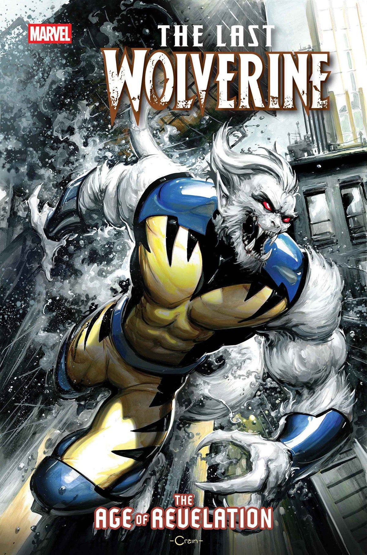 Marvel Comic Books THE LAST WOLVERINE #1 CLAYTON CRAIN VARIANT [AOR] 75960621374000141 PRH-75960621374000141