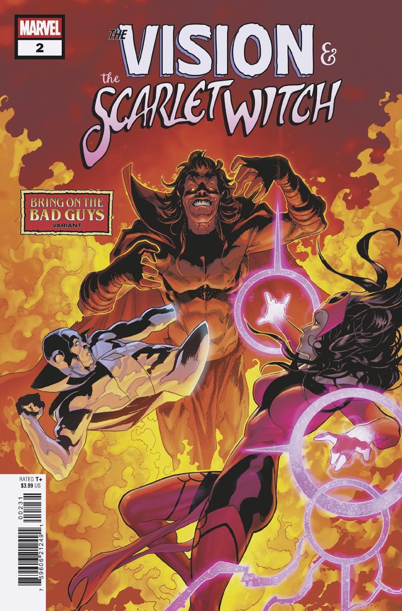 THE VISION & THE SCARLET WITCH #2 GEOFF SHAW BRING ON THE BAD GUYS VARIANT