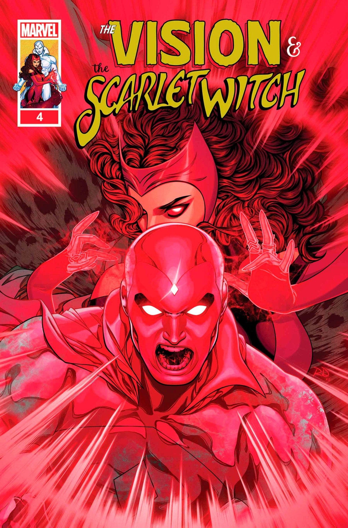 Marvel Comic Books THE VISION & THE SCARLET WITCH #4 75960621249100411 PRH-75960621249100411