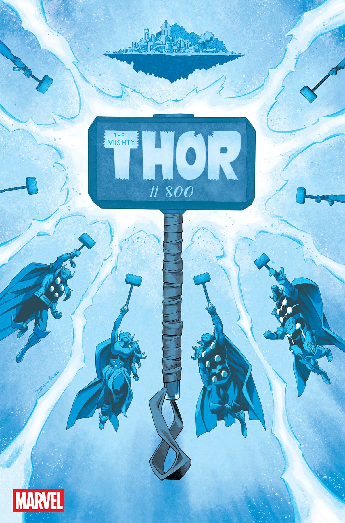 Marvel Comic Books THOR #800 DECLAN SHALVEY FOIL VARIANT (Release Date: 08/19/2026) 75960621284201431 PRH-75960621284201431